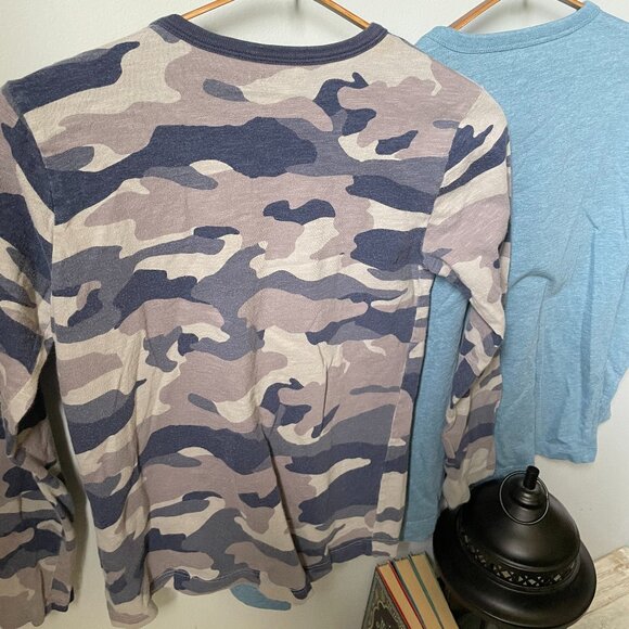Crew Cuts Boys Long Sleeve Tee DUDE/Camo Bundle - Picture 5 of 9